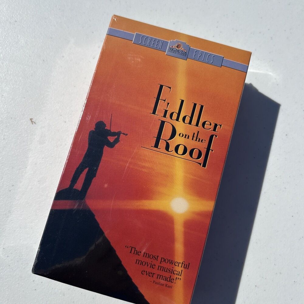 Fiddler on the Roof VHS New 2 TAPE SET SEALED